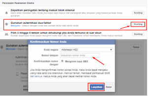 langkah melindungi akun facebook agar tidak dibobol atau dihack